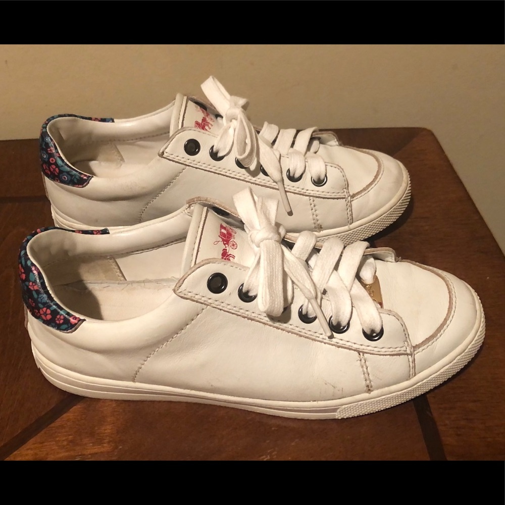 Coach tennis shoes.